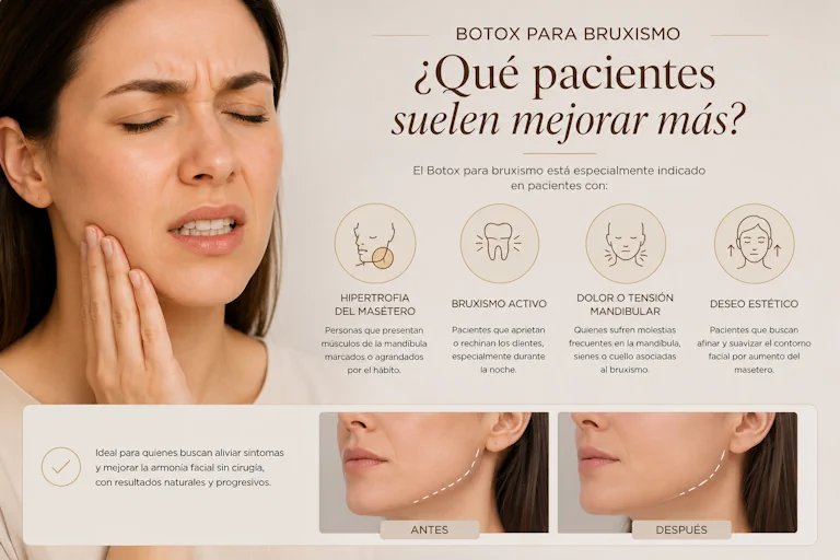 Aplicación de Botox para bruxismo