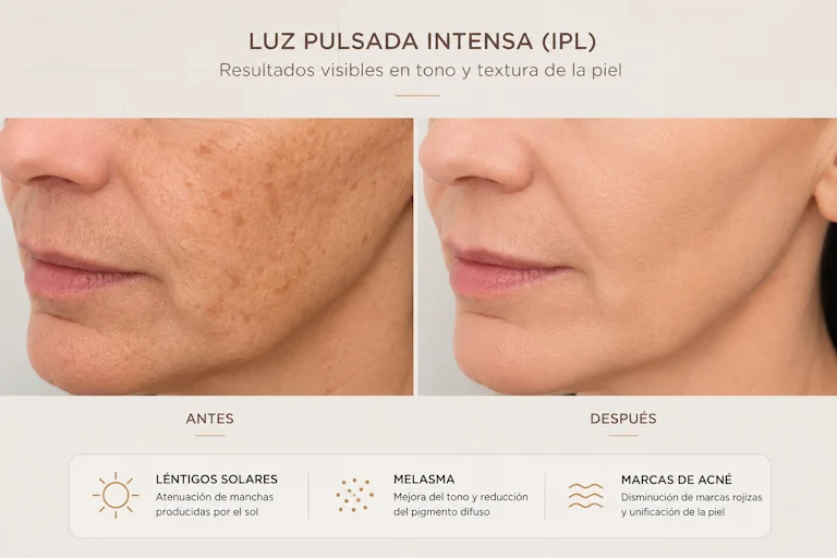 Resultados del tratamiento IPL en manchas