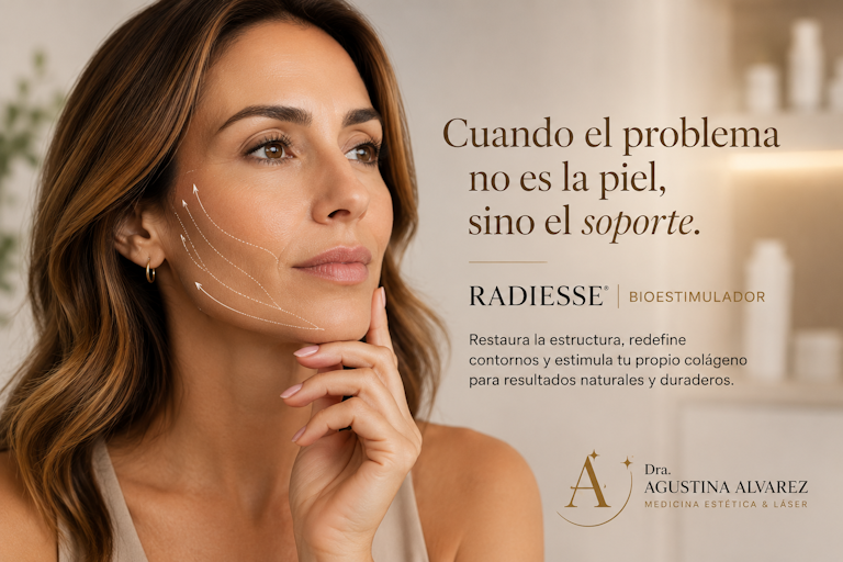 Paciente después del tratamiento con Radiesse
