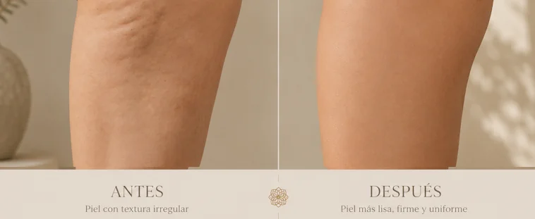 Resultados tratamiento celulitis